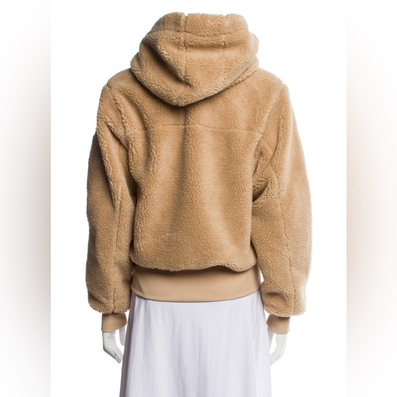 ALO Yoga Tan Sherpa Bomber Jacket - Picture 2 of 6